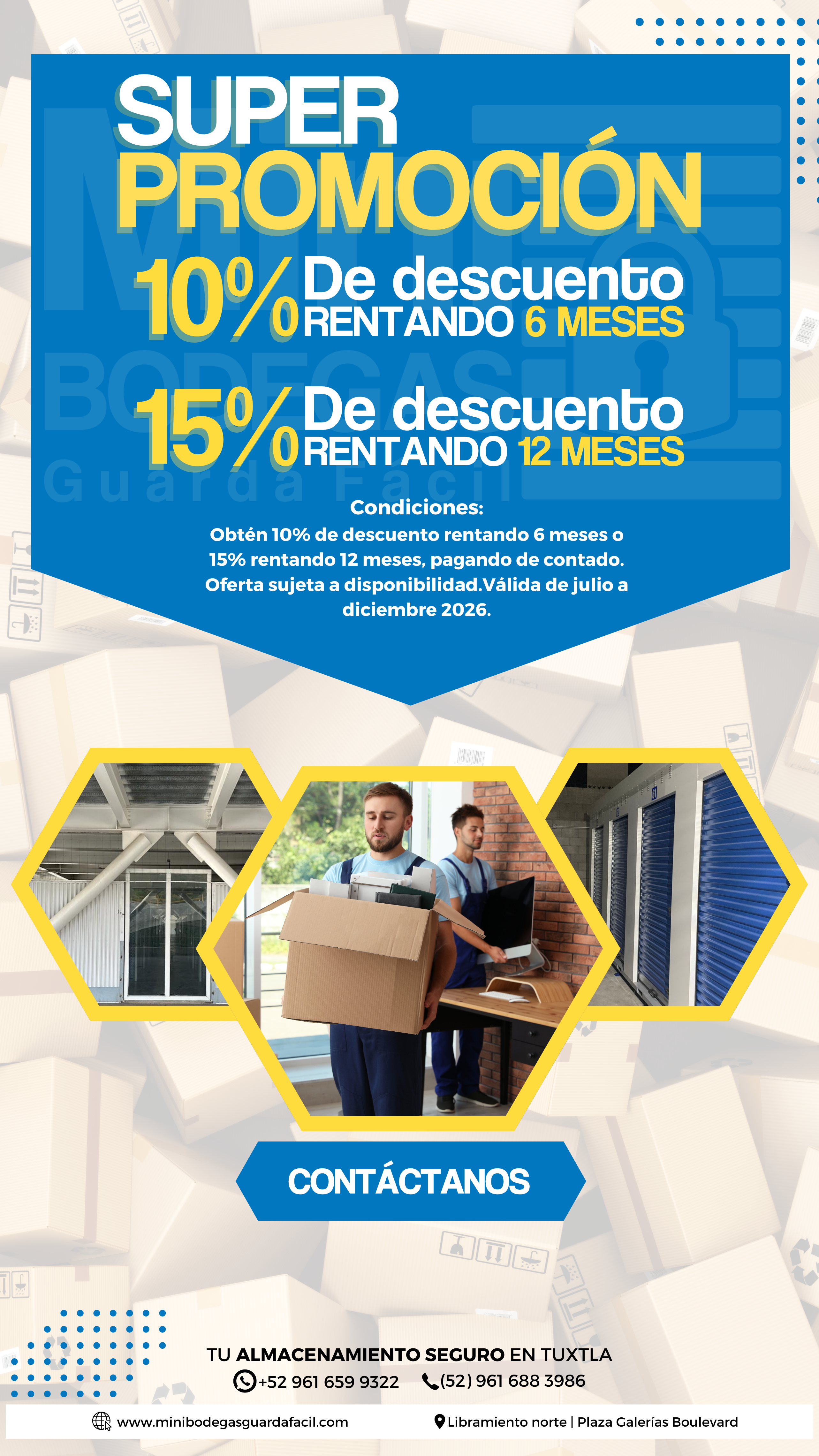 Súper Promoción Minibodegas Guarda Fácil